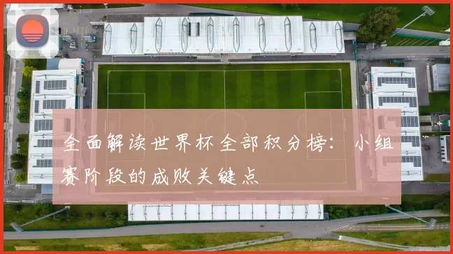 全面解读世界杯全部积分榜:小组赛阶段的成败关键点