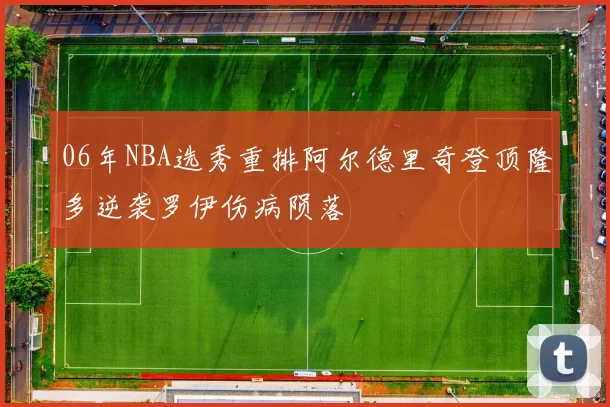 06年NBA选秀重排阿尔德里奇登顶隆多逆袭罗伊伤病陨落